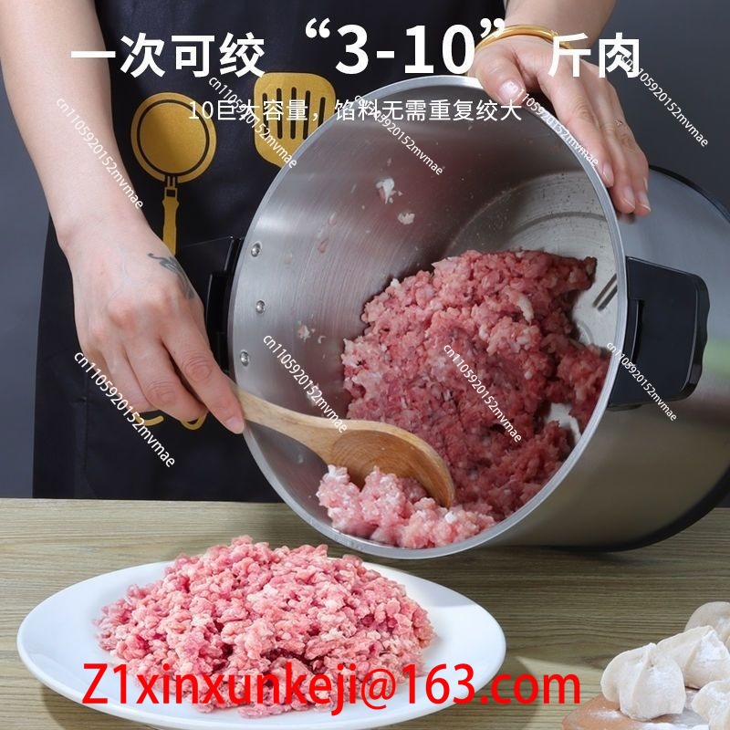 Baby Food Hand Blender - Penggiling Daging Listrik Stainless Steel 12L