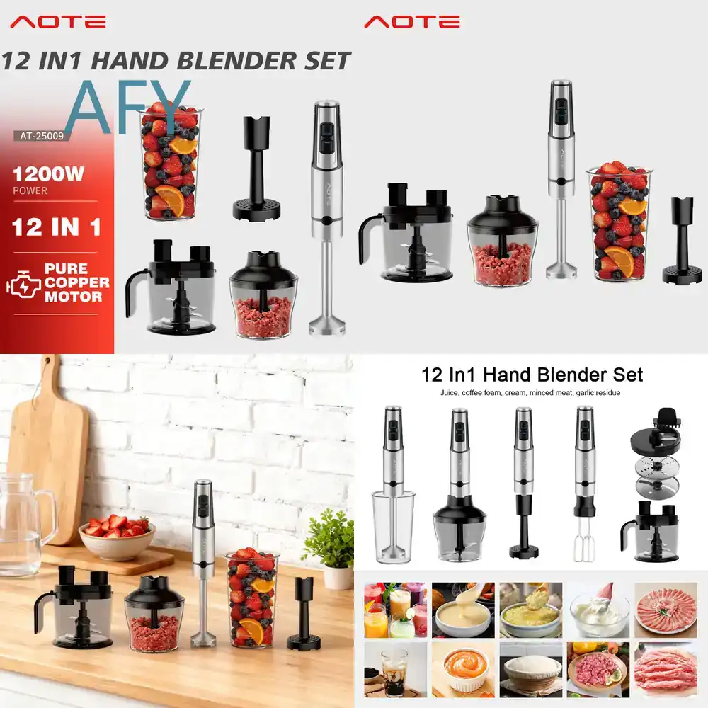 Baby Food Hand Blender - AOTE Blender Tangan Standar EU untuk