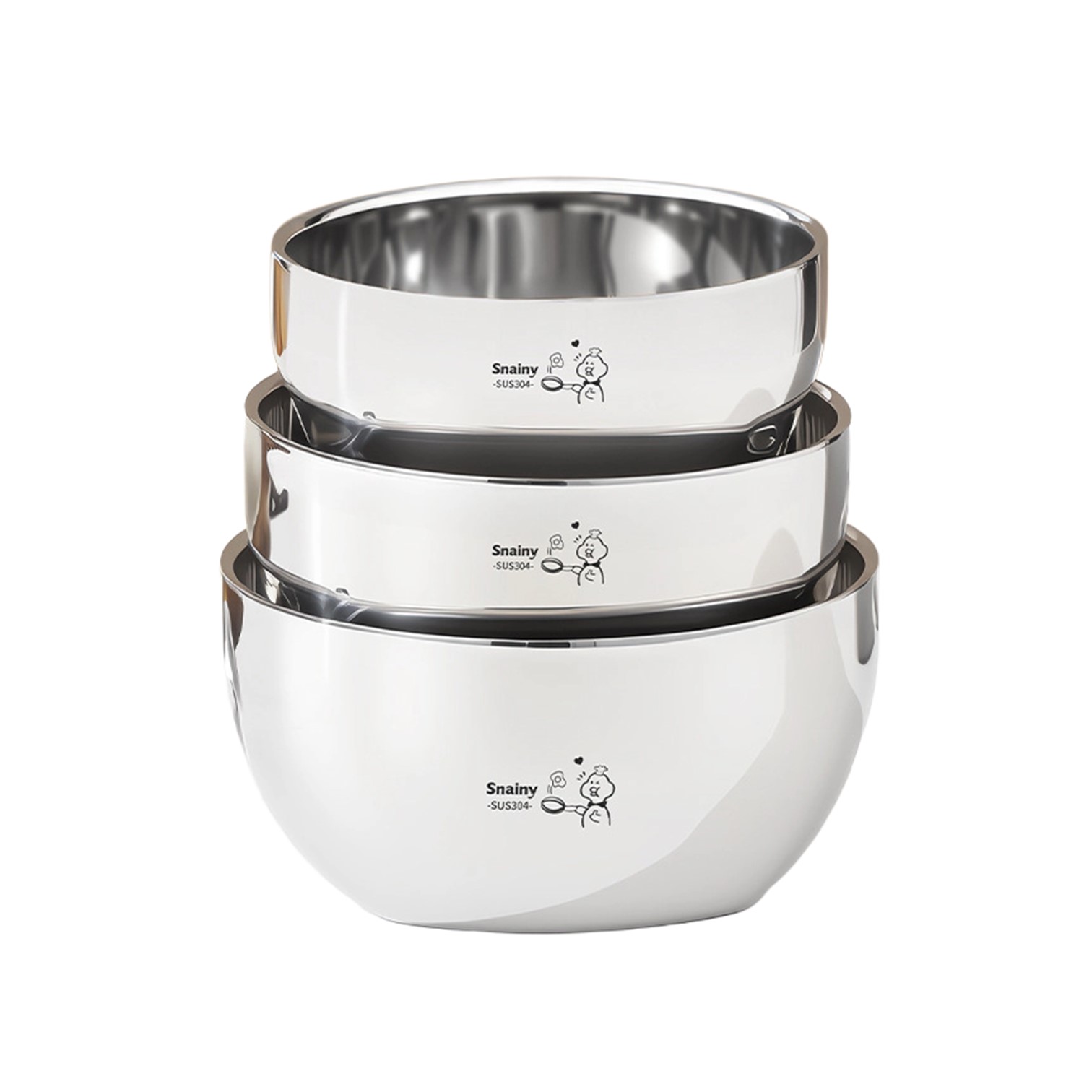 Baby Food Usa - Kapasitas 330ml/400ml/530ml, Mangkuk Stainless Steel 304,