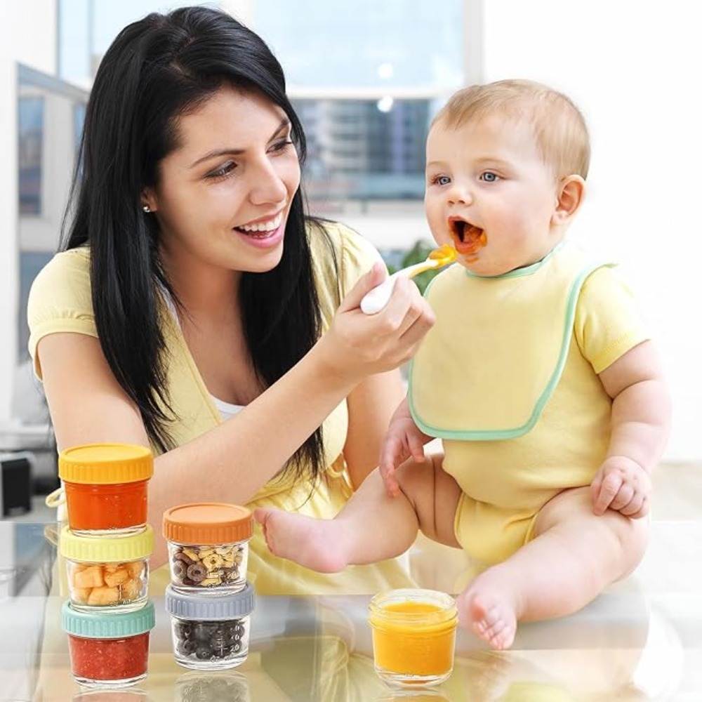 Baby Food Jar - 6 Buah Toples Makanan Bayi Kaca