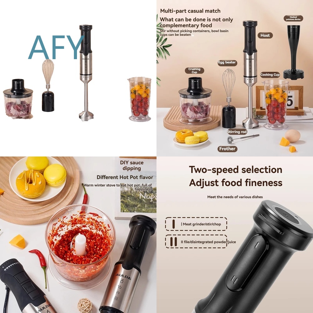 Baby Food Hand Blender - Blender Imersi Genggam 1000W untuk Memasak