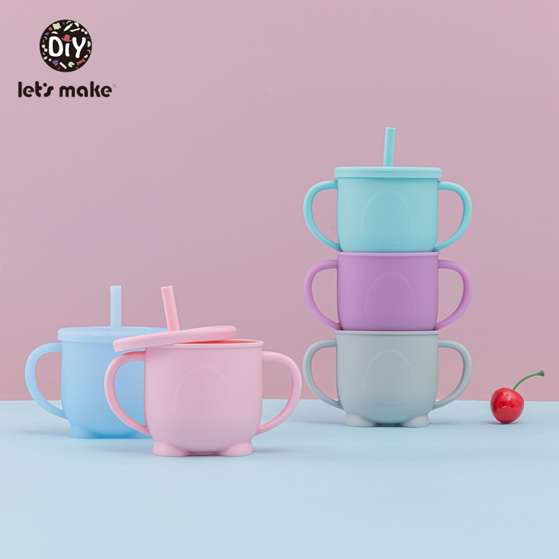 Snack Cup Toddler - 1 buah silikon cangkir bayi bebas