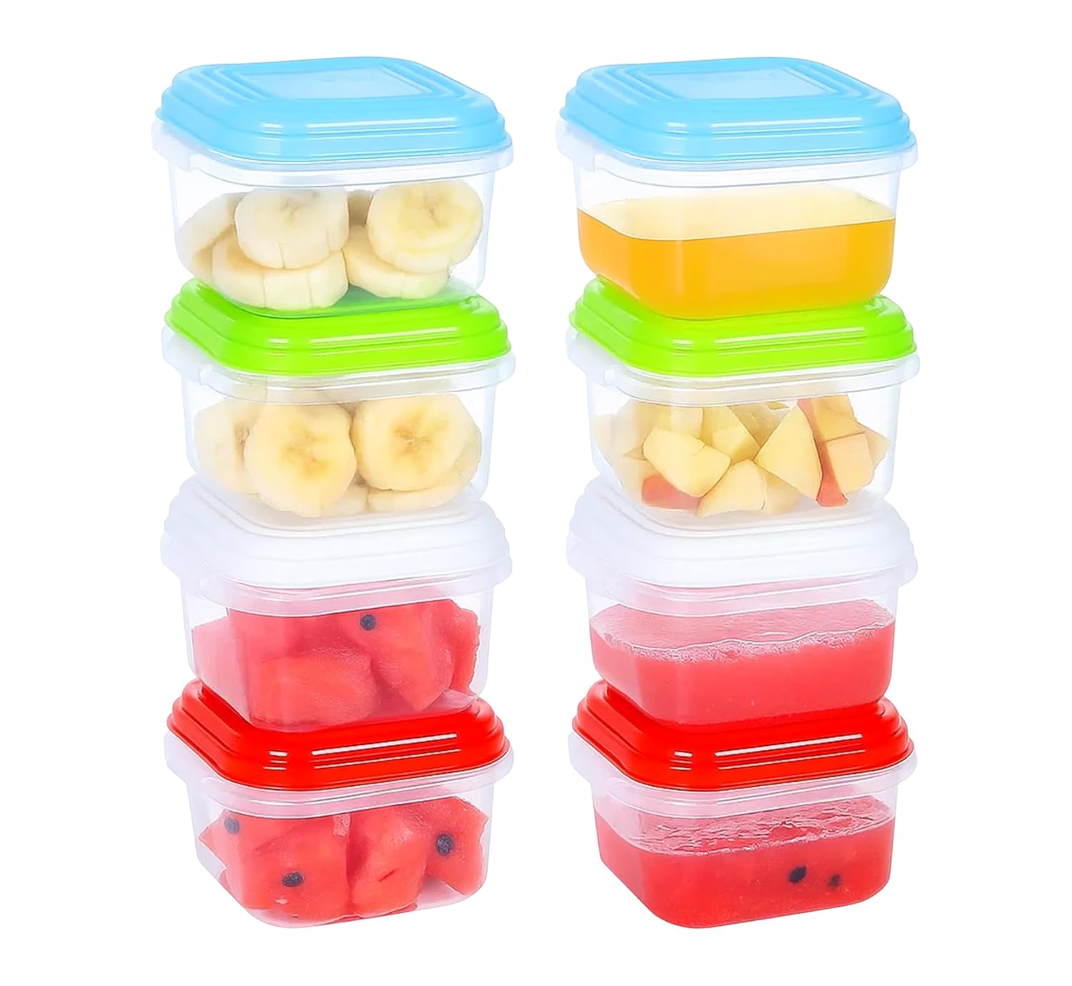 Baby Food Jars With Lids - 8 Wadah Makanan Bayi 4 oz