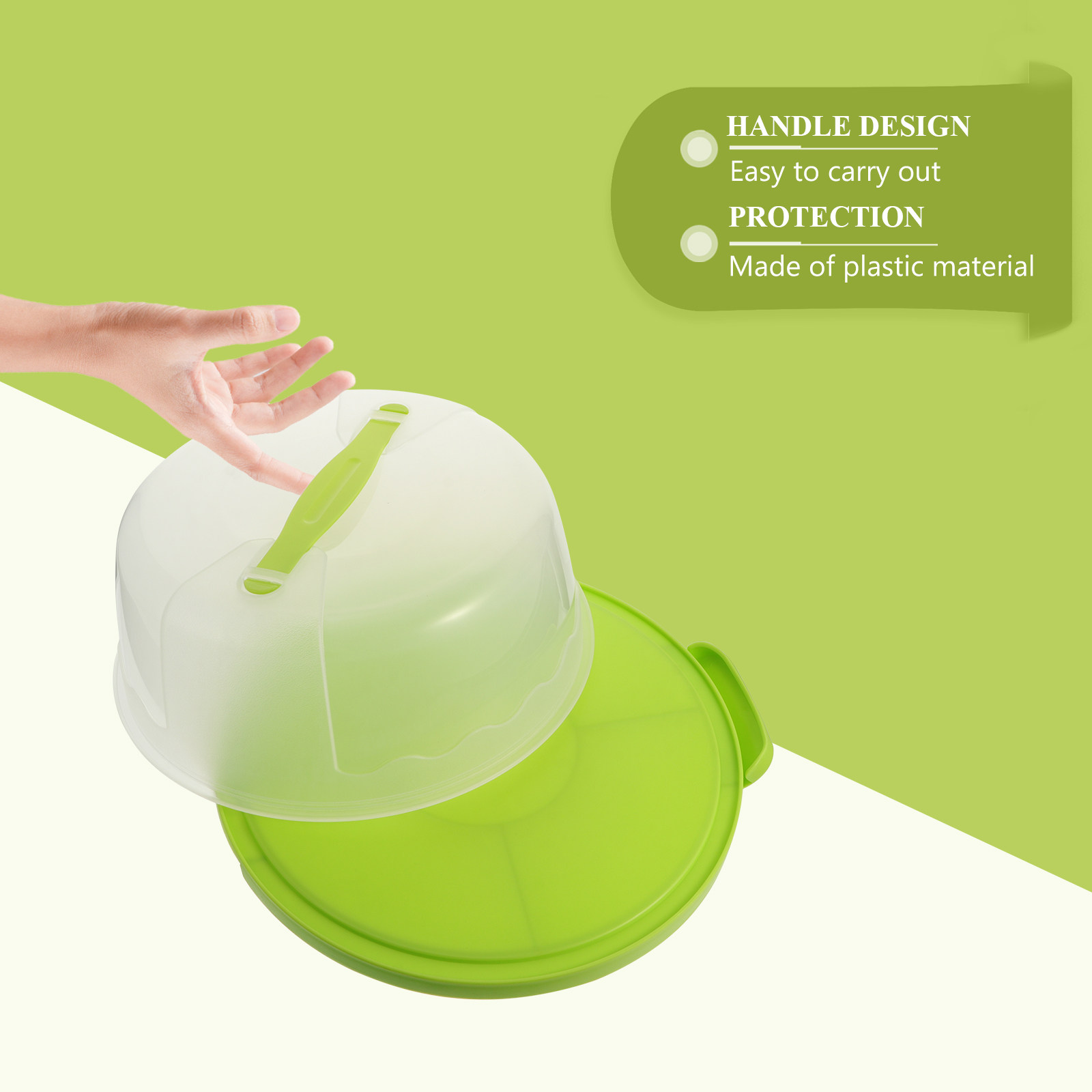 Baby Food Usa - 1 Buah Kotak Kue Plastik Transparan