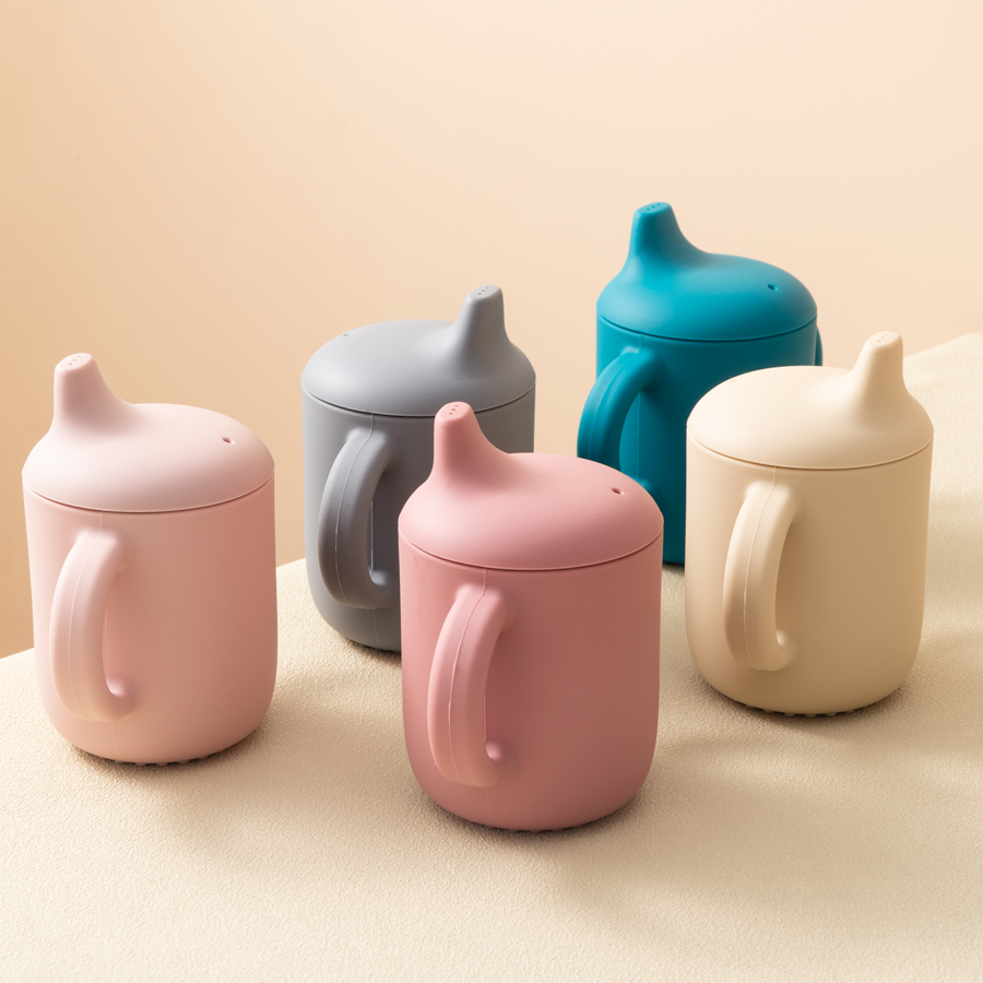 Snack Cup Toddler - 1 buah cangkir silikon memberi makan