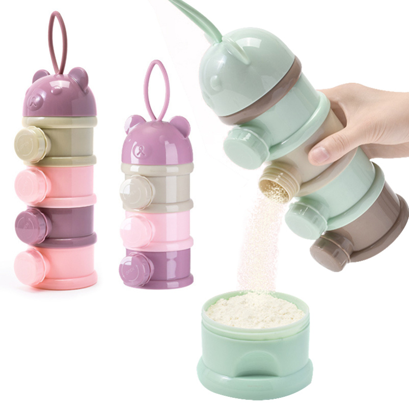 Baby Food Equipment - Penyimpanan Tiga/Empat Tingkat Portabel Wadah Makanan