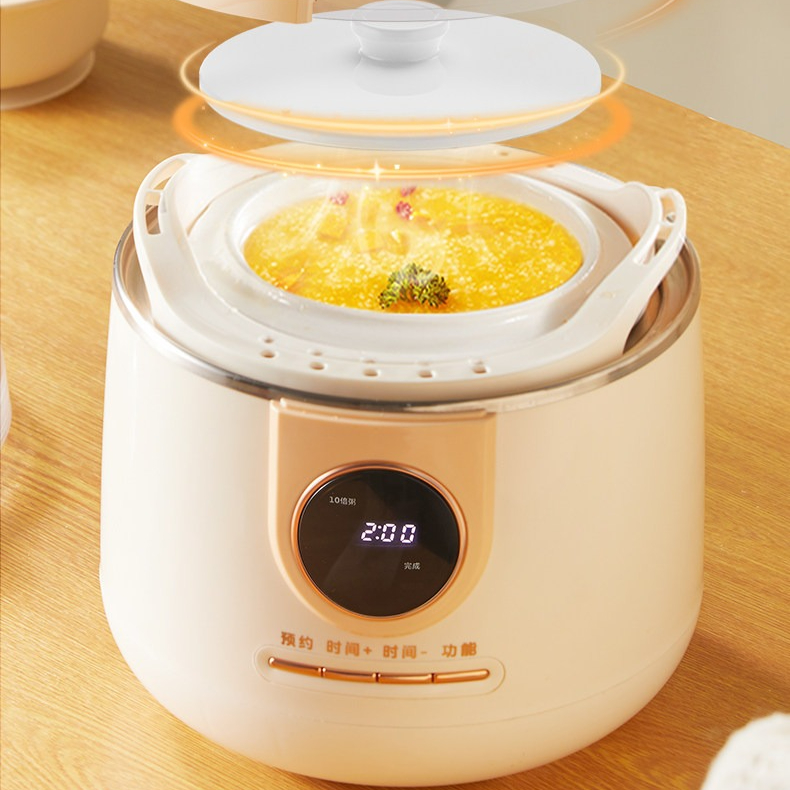 Baby Food Stew - Panci rebus mikro-piezoelektrik, panci makanan pendamping