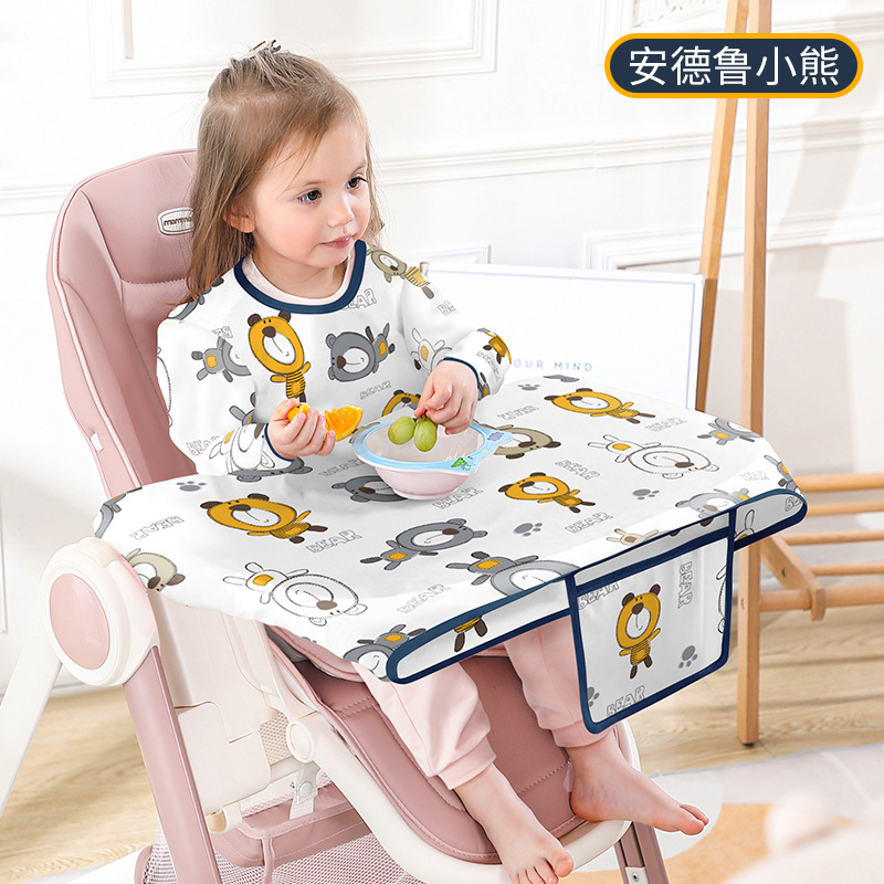 Baby Food Table - Celemek meja makan bayi, Bib baru