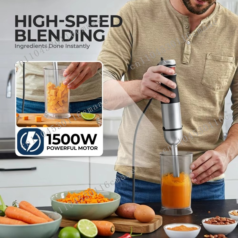 Set Blender Tangan 6-in-1 1200 - Baby Food Hand Blender ulasan dan harga