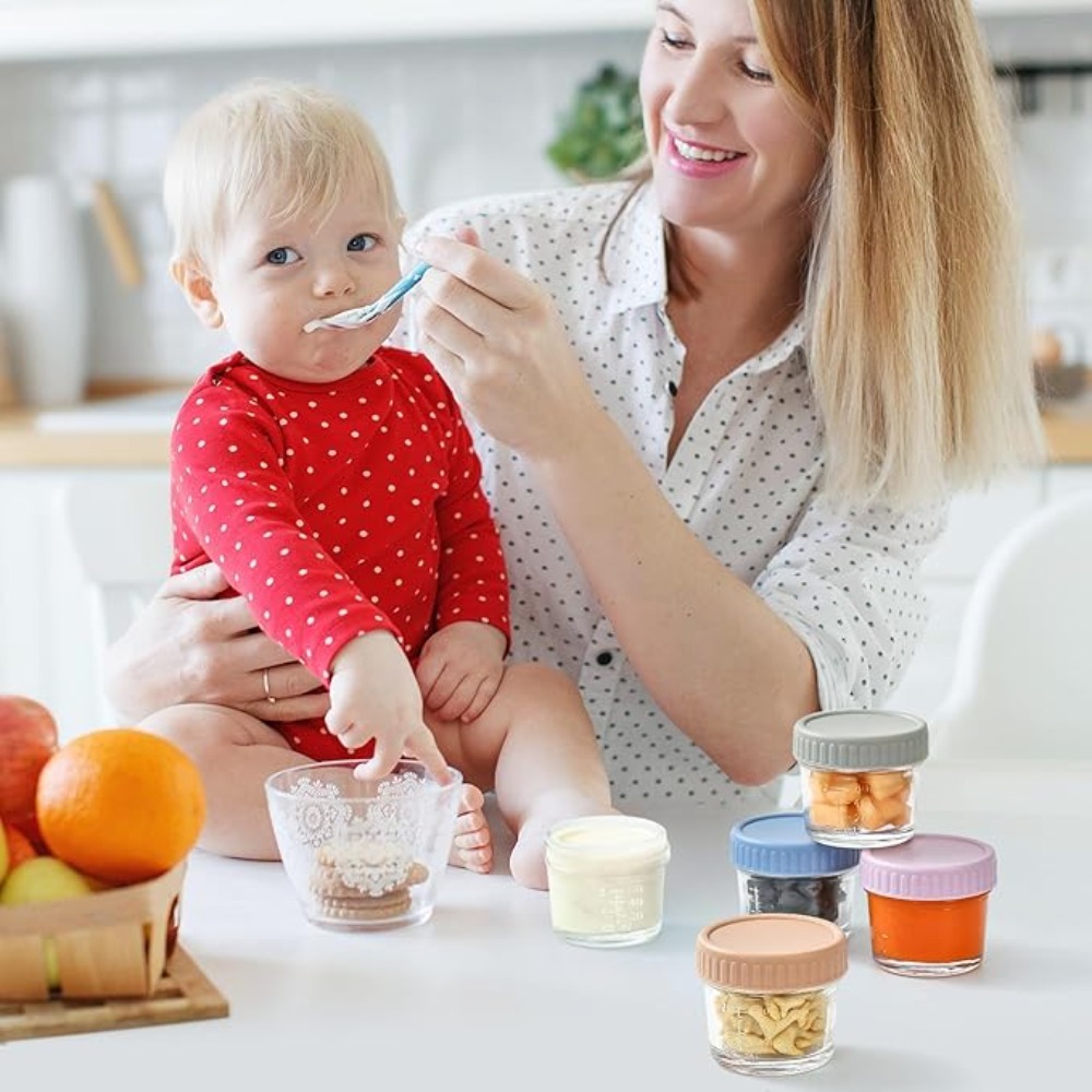 6 Buah Stoples Kaca Mason Jar  - Baby Food Jar ulasan dan harga