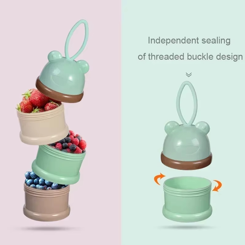 Kotak Susu Bubuk Berwarna Kota - Baby Food Equipment ulasan dan harga