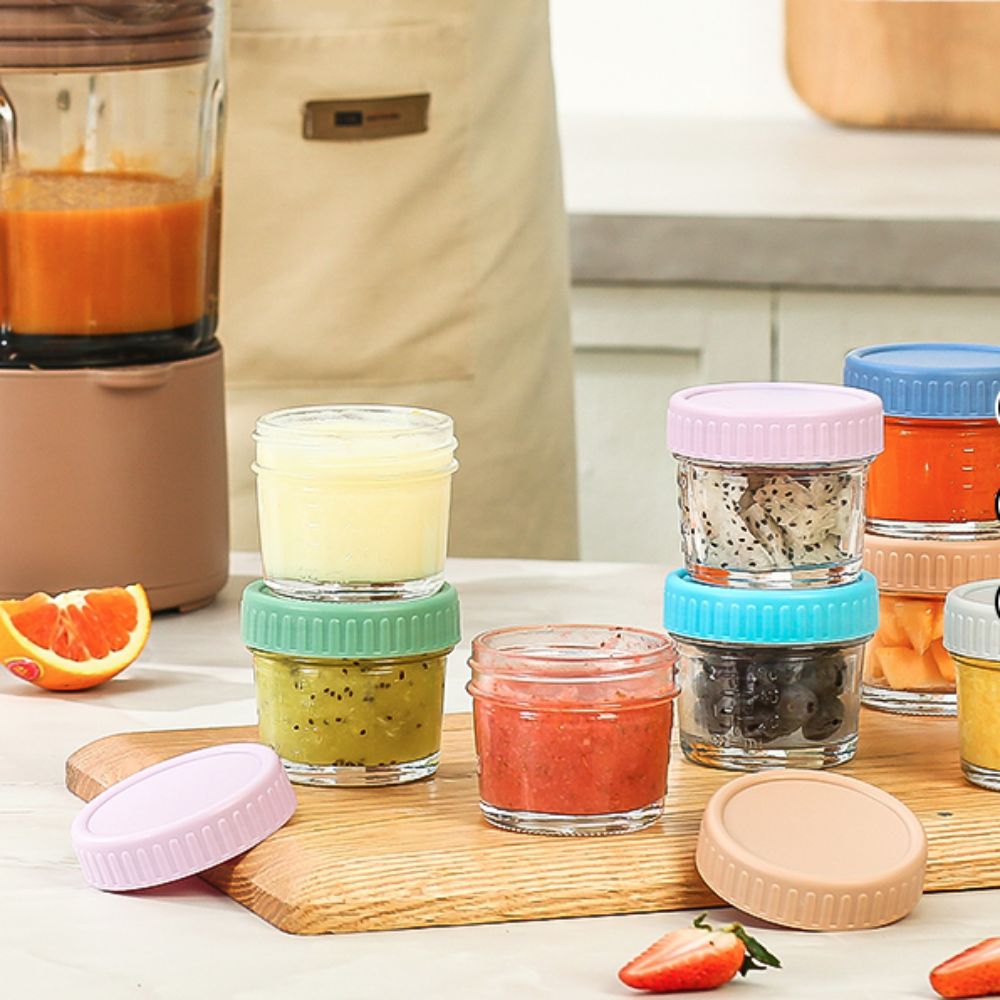 6 Buah Stoples Makanan Bayi Ka - Baby Food Jars With Lids ulasan dan harga