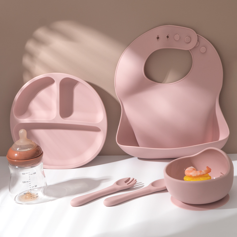 5 buah Set makanan silikon bay - Baby Food Table ulasan dan harga