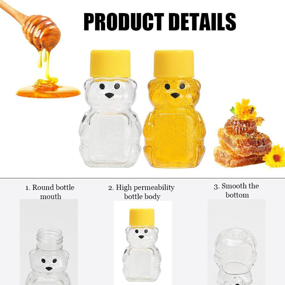 24 Buah 2 Oz Botol Beruang Mad - Baby Food Jars With Lids ulasan dan harga