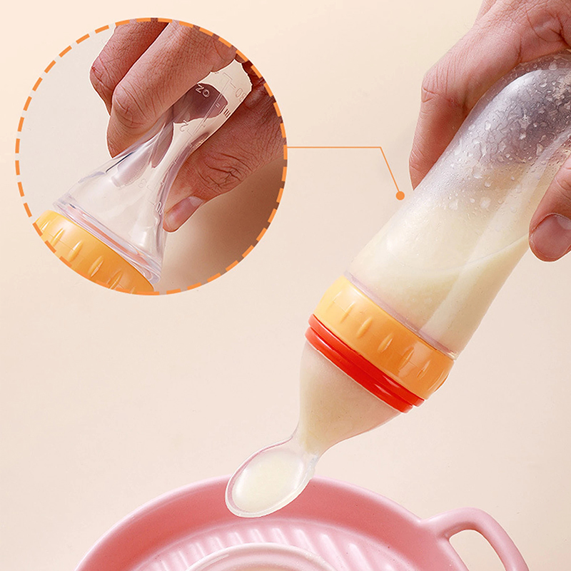 Meremas botol makan silikon la - Baby Food Jar ulasan dan harga