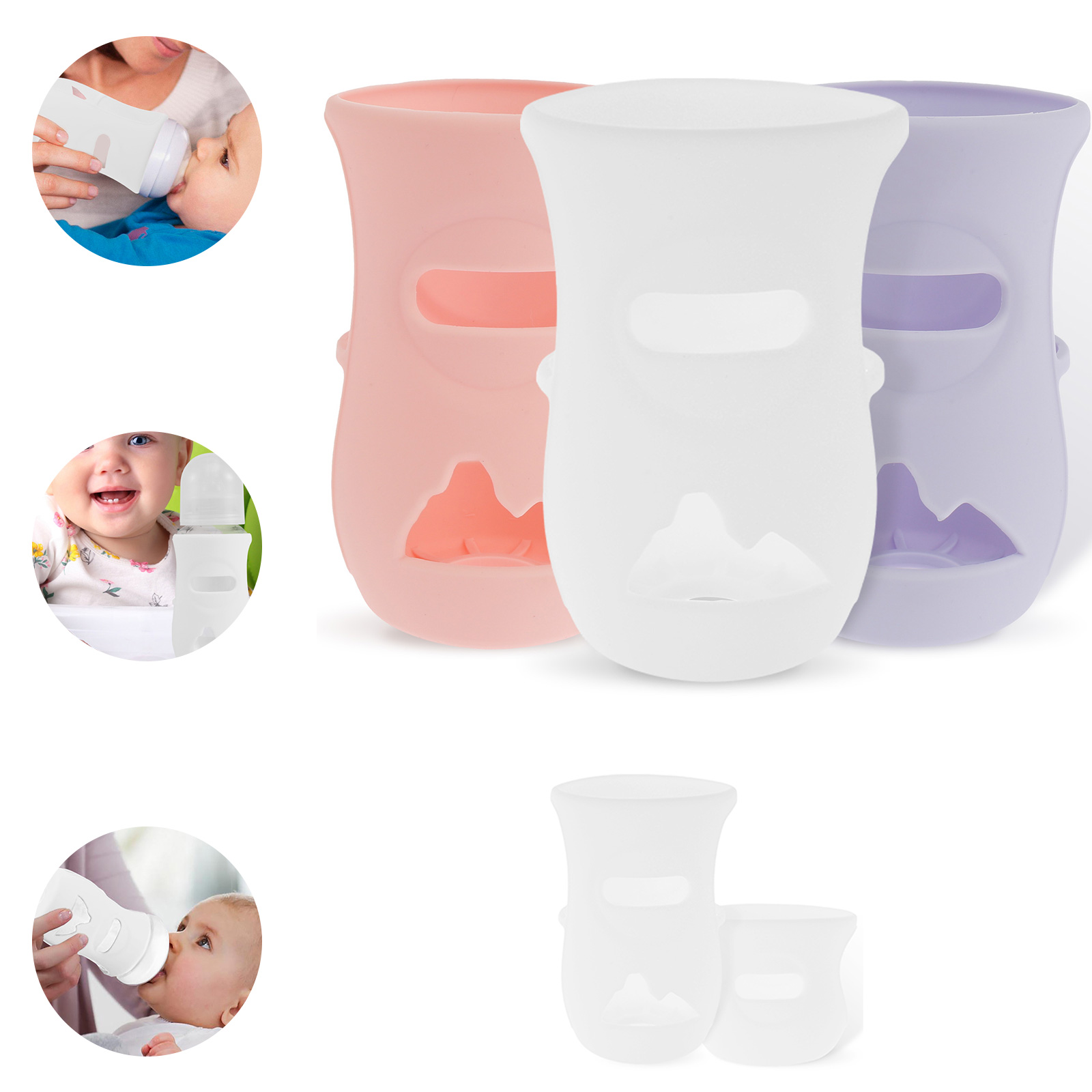 Penutup botol silikon lengan b - Baby Food Jar ulasan dan harga
