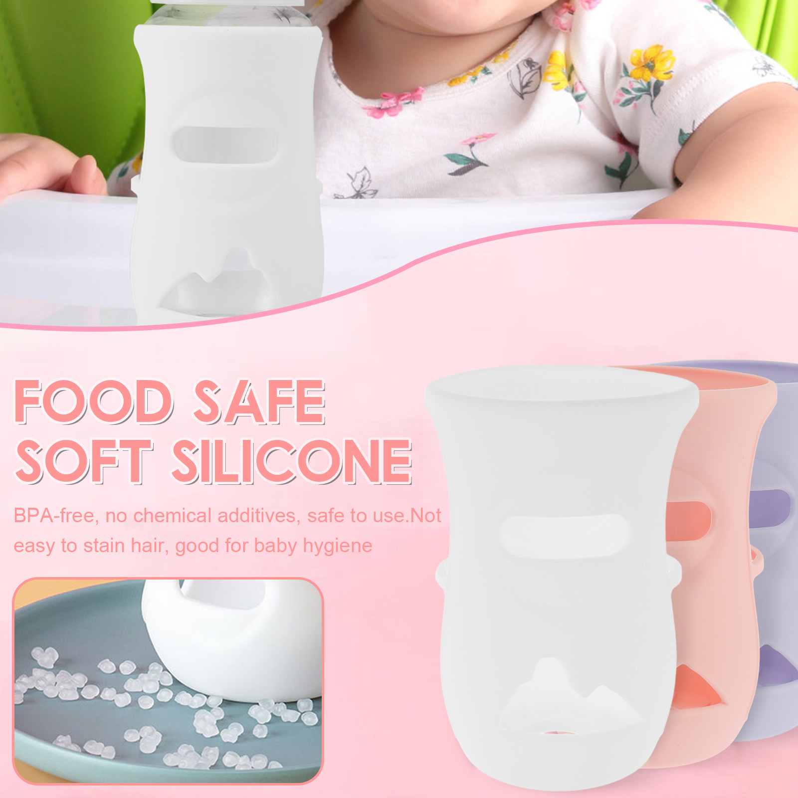 Penutup botol silikon lengan b - Baby Food Jar ulasan dan harga