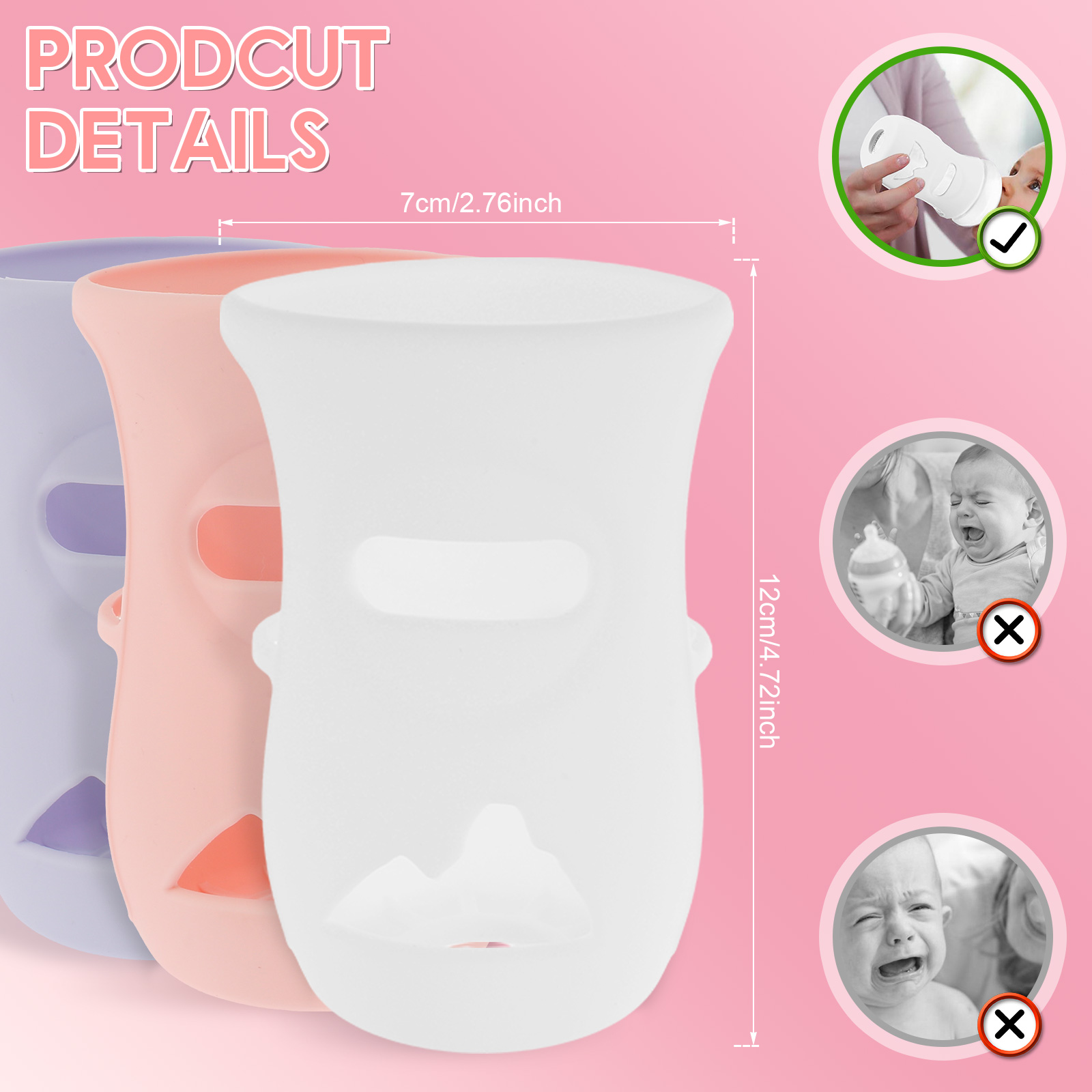 Penutup botol silikon lengan b - Baby Food Jar ulasan dan harga