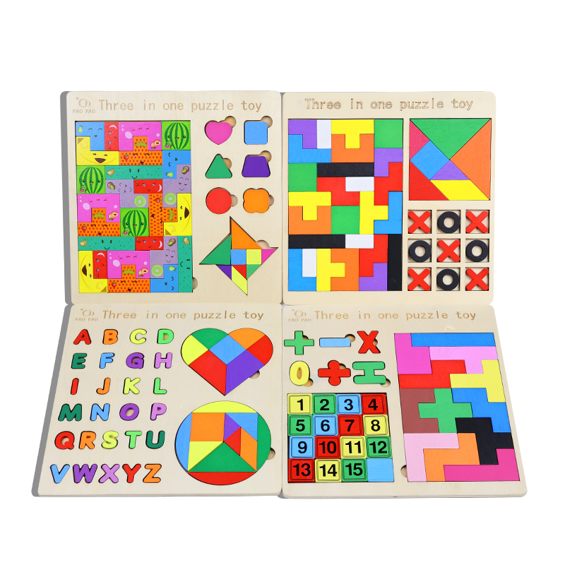 Permainan Puzzle blok kayu ana - Baby Food Table ulasan dan harga