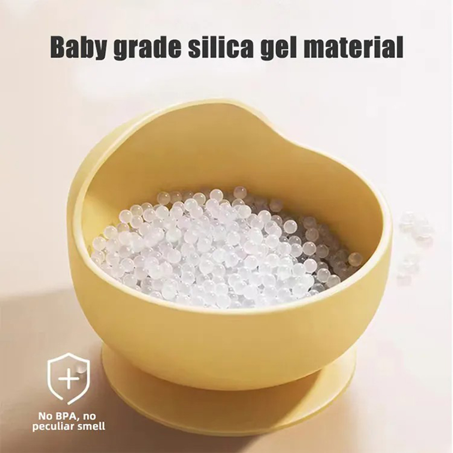 1 buah mangkuk silikon kualita - Baby Food Usa ulasan dan harga