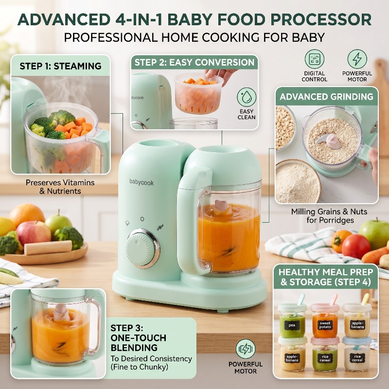 Penggiling Makanan Bayi Multif - Baby Food Hand Blender ulasan dan harga