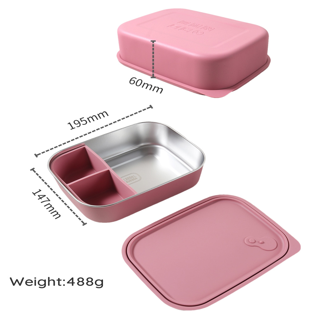 1200ml 1pc Kotak Makan Siang A - Baby Food Table ulasan dan harga