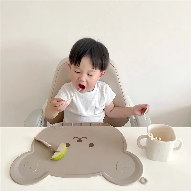 Alas Makan Bayi Silikon Food G - Baby Food Table ulasan dan harga