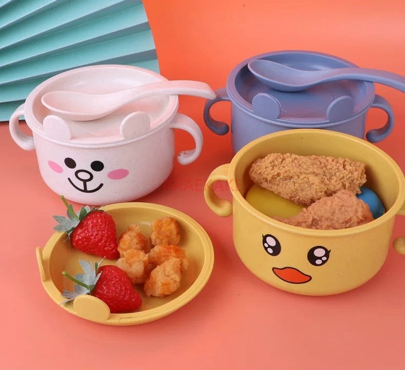Mangkuk Anak Motif Kartun Baha - Baby Food Usa ulasan dan harga