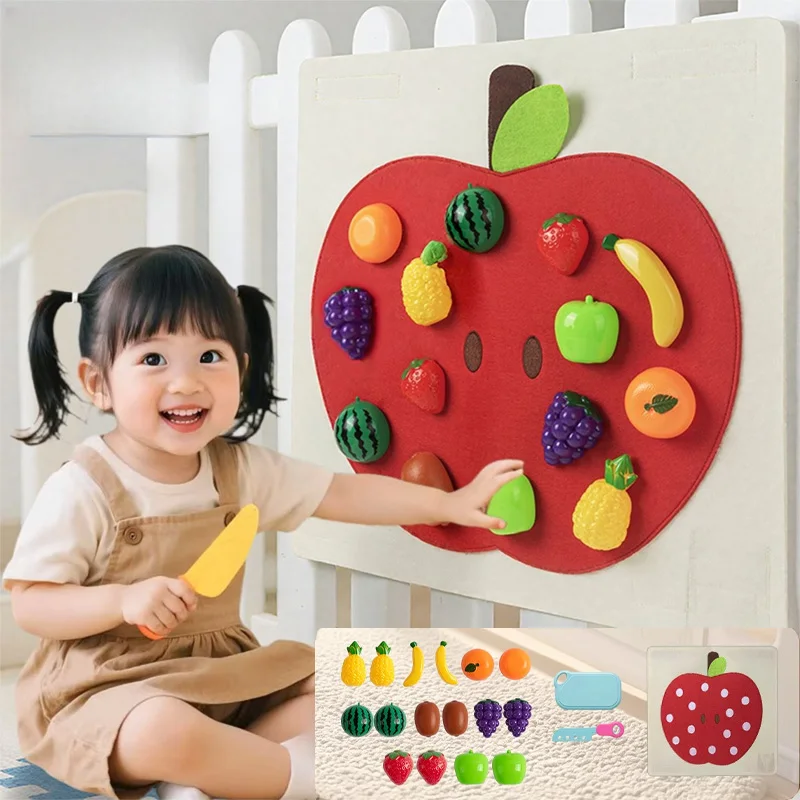 Mainan Makanan Papan Felt Bayi - Baby Food Under 1 Year ulasan dan harga