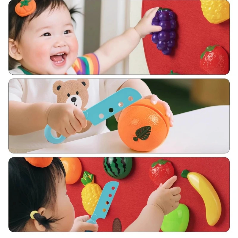 Mainan Makanan Papan Felt Bayi - Baby Food Under 1 Year ulasan dan harga