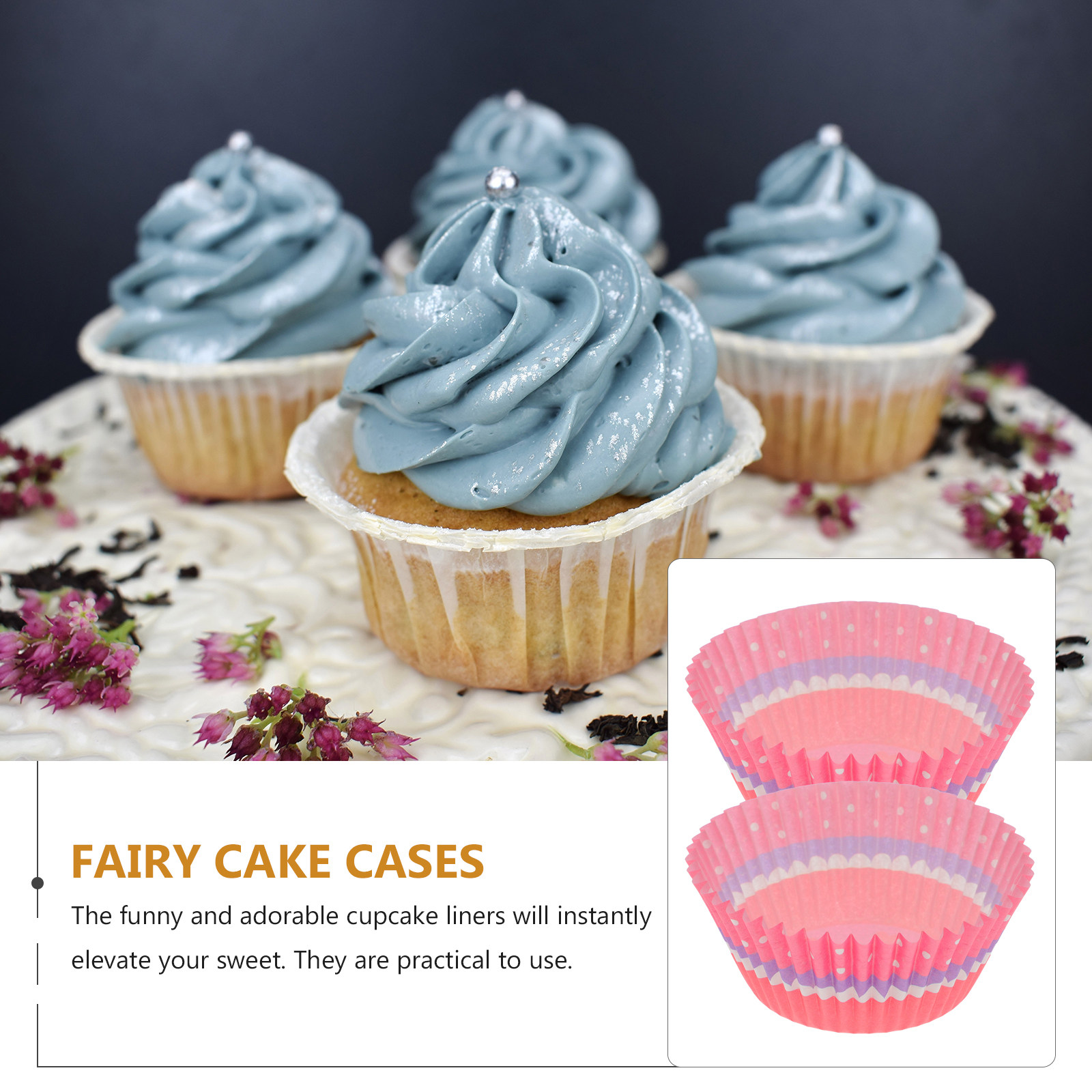 200Pcs Cetakan Kue Kertas Pela - Baby Food Usa ulasan dan harga